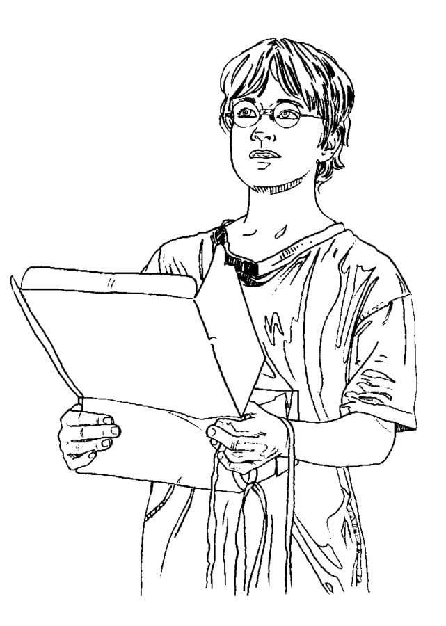 Coloring pages: Harry Potter and the Philosopher's Stone 10