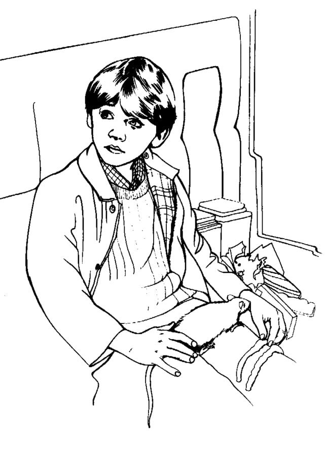 Coloring pages: Harry Potter and the Philosopher's Stone 7