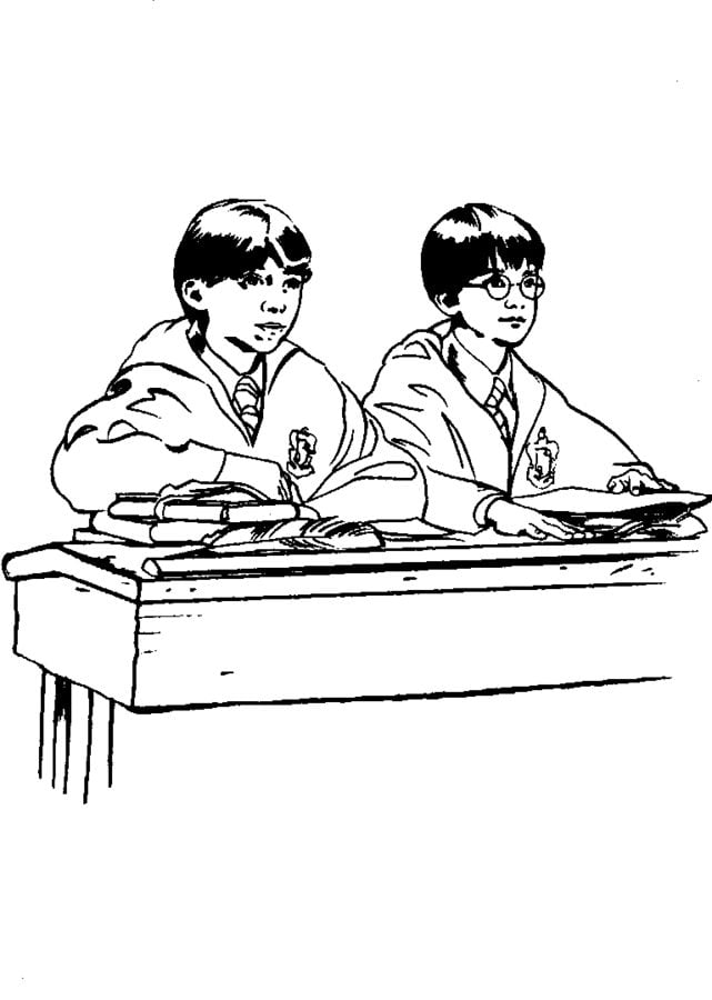 Coloring pages: Harry Potter and the Philosopher's Stone 9