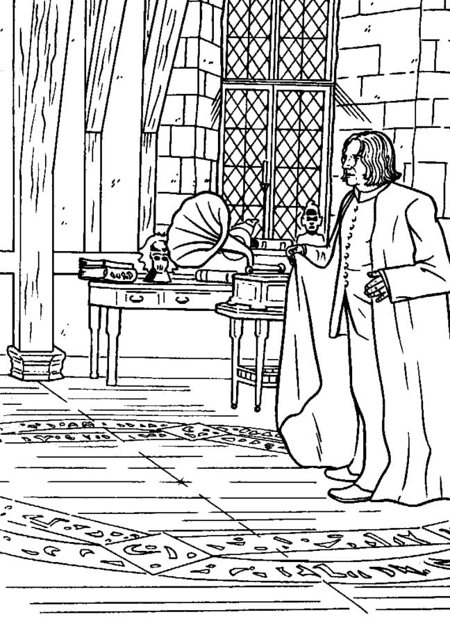 Coloring pages: Harry Potter and the Prisoner of Azkaban