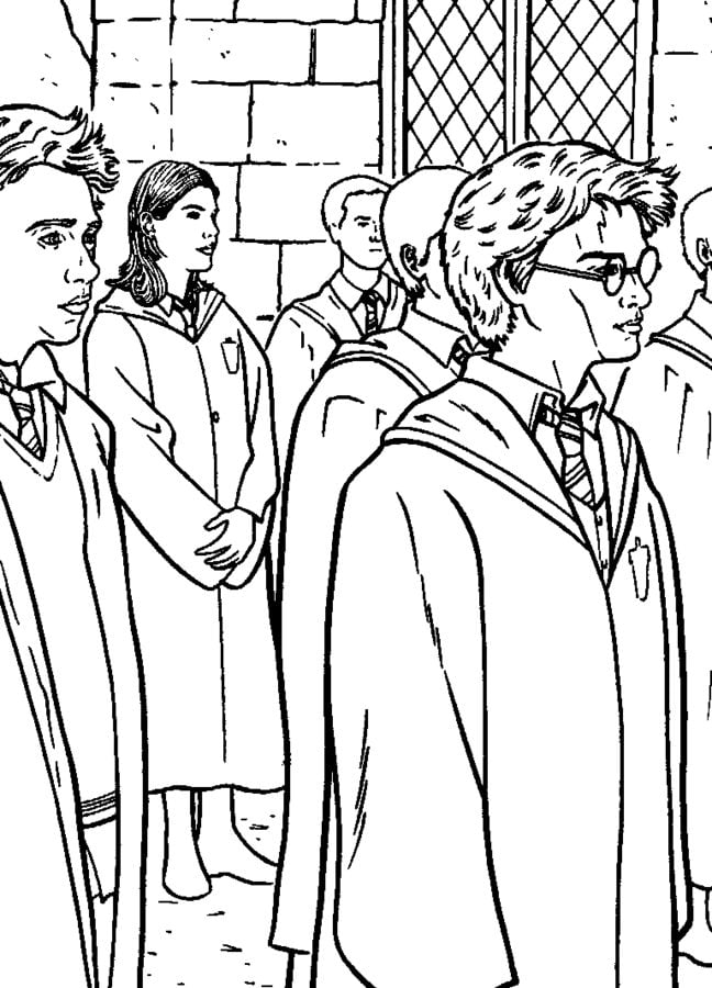 Disegni da colorare: Harry Potter e il prigioniero di Azkaban 7