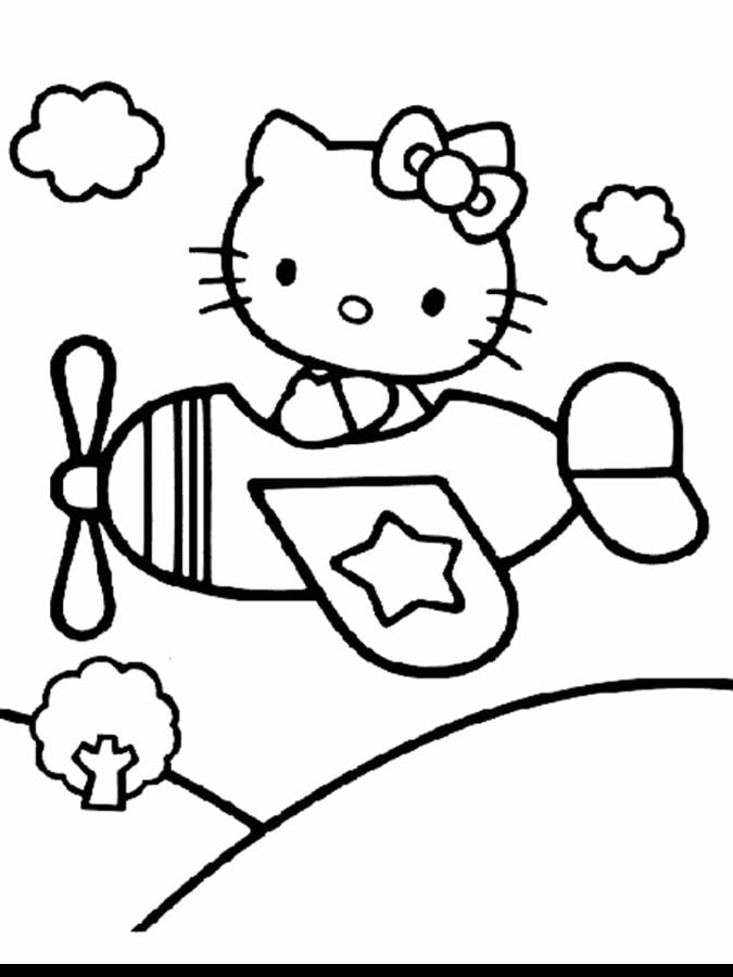 Dibujos para colorear: Hello Kitty