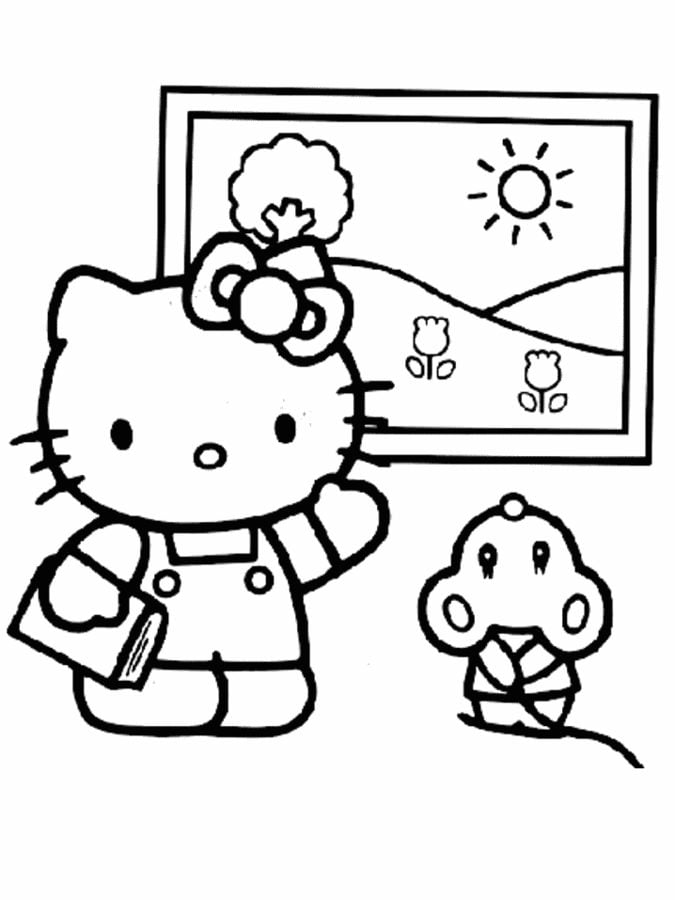 Coloriages: Hello Kitty 6