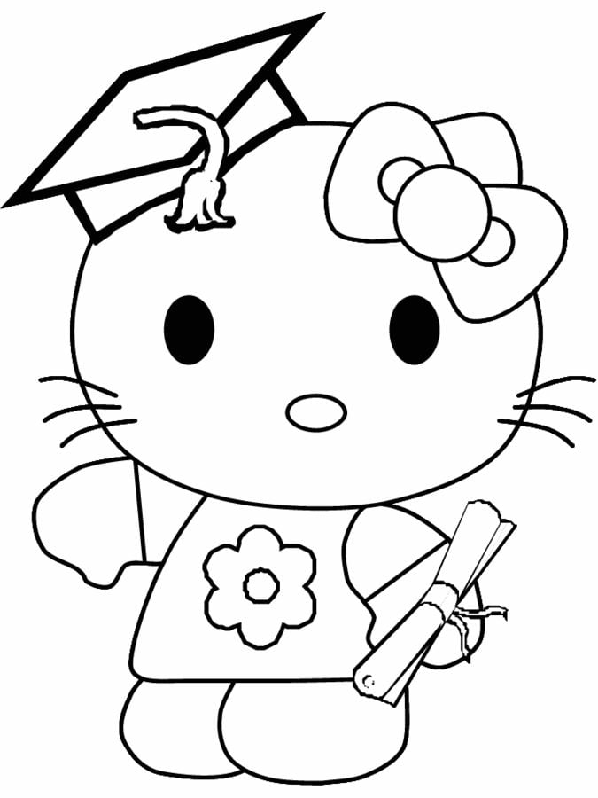 Dibujos para colorear: Hello Kitty
