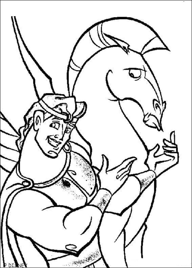 Coloring pages: Hercules 10