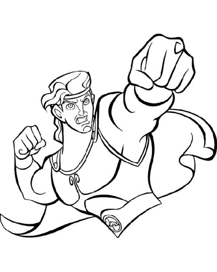 Coloring pages: Hercules 6