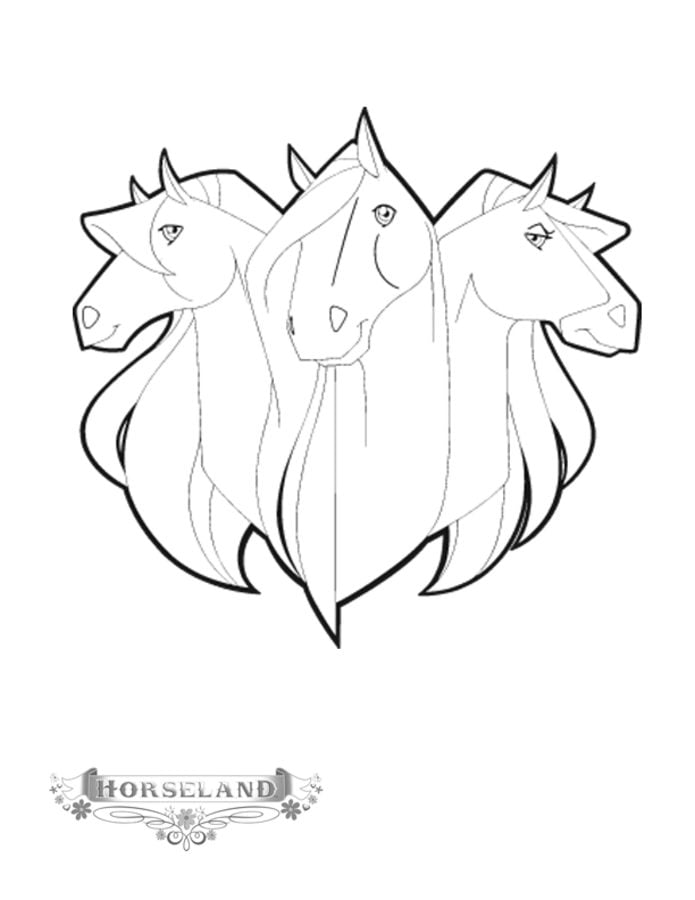 Coloring Pages Coloring Pages Horseland Printable For Kids