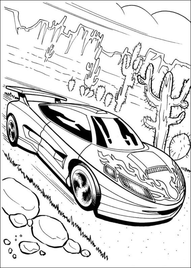 Coloring pages: Hot wheels