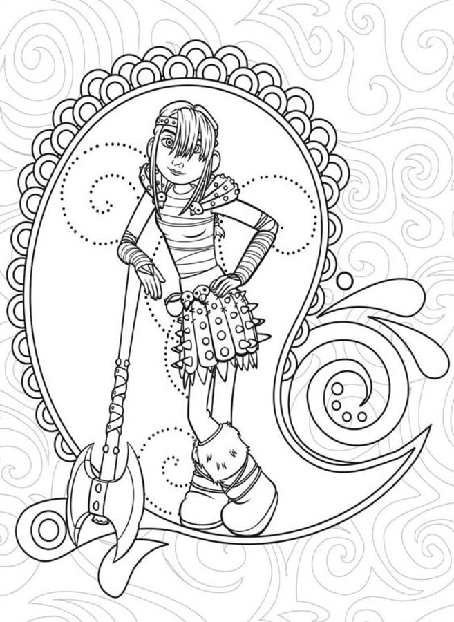 Coloring pages: How to Train Your Dragon