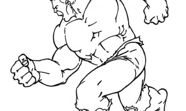 Coloring pages: Hulk