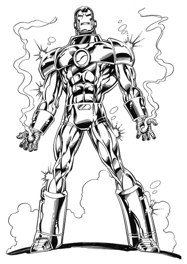 Dibujos para colorear: Iron Man 7