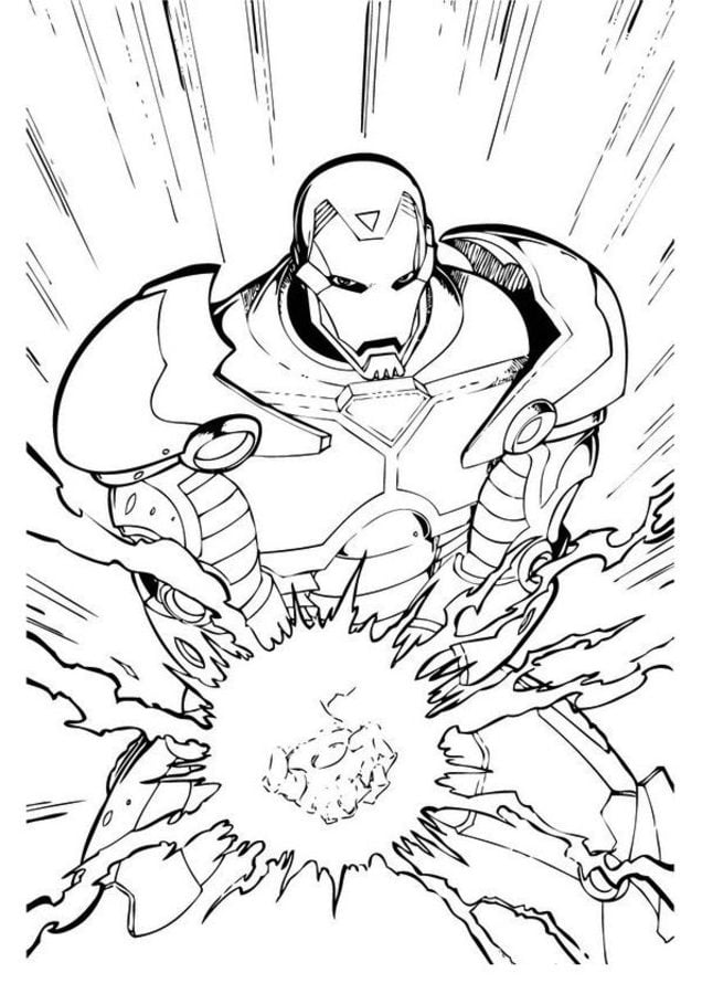 Dibujos para colorear: Iron Man 9