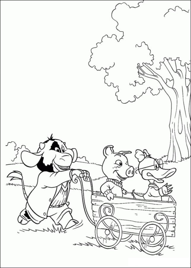 Coloring pages: Piggley Winks