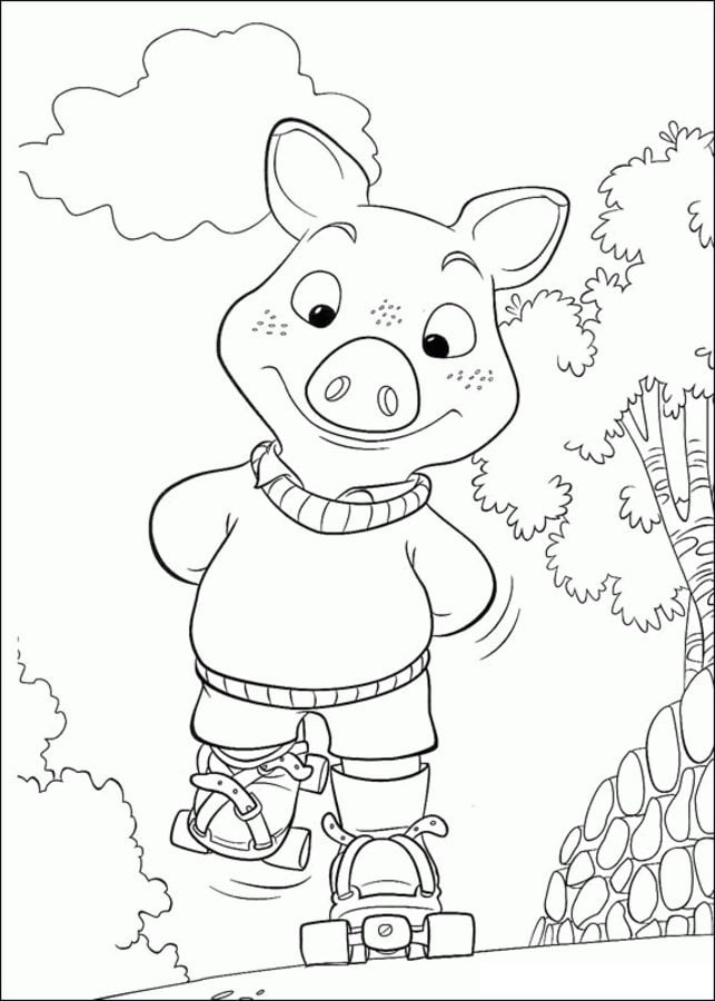 Dibujos para colorear: Piggley Winks 5
