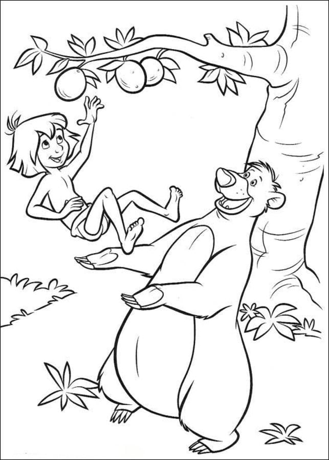 Coloring pages: Jungle Book 10