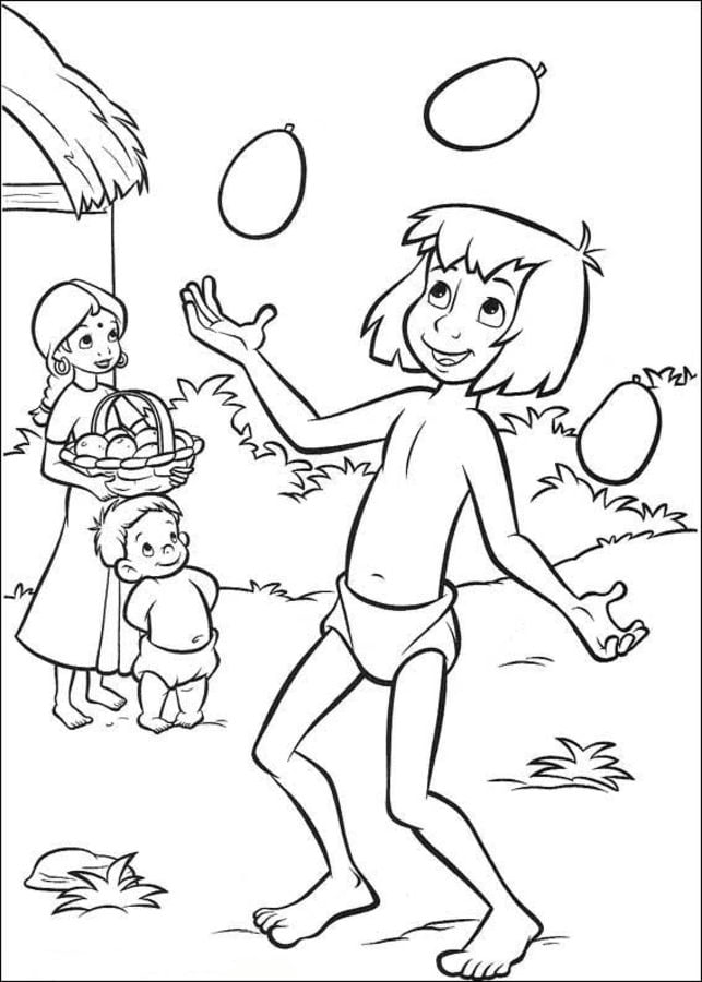 Coloring pages: Jungle Book 4