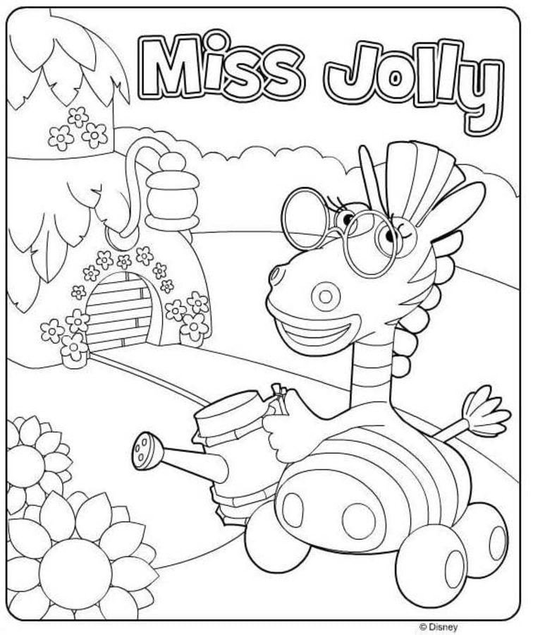 Coloring pages: Jungle Junction 5