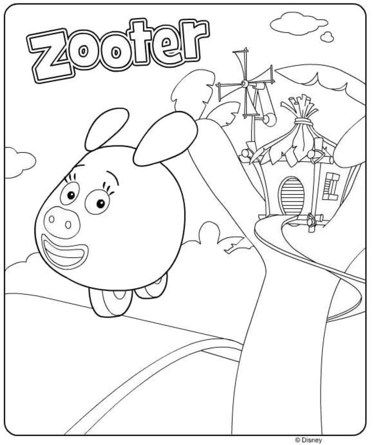 Coloring pages: Jungle Junction 7