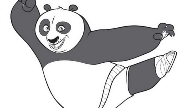 Coloring pages: Kung Fu Panda