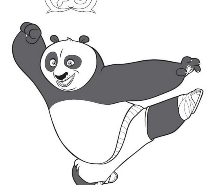 Kolorowanki: Kung Fu Panda