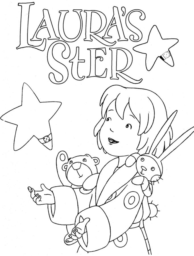 Coloring pages: Laura's Star 2