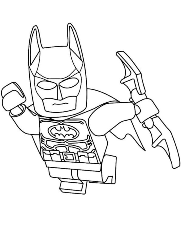 Dibujos para colorear: Lego Batman imprimible, gratis, para los niños y los  adultos