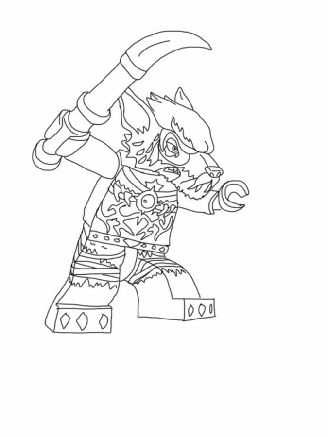 Coloriages: Lego Chima 10