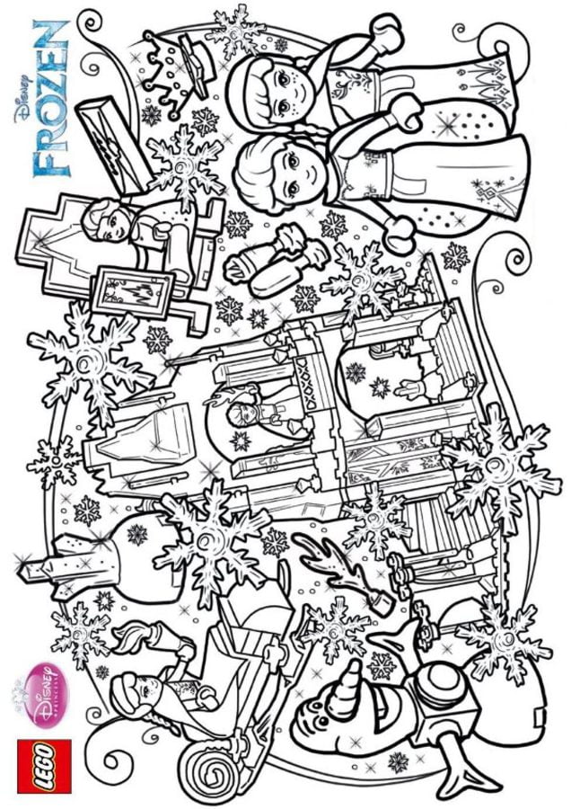Coloring pages: Lego Disney