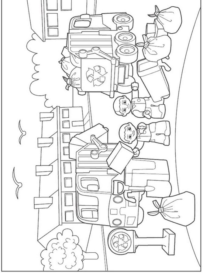 Coloring pages: Lego Duplo