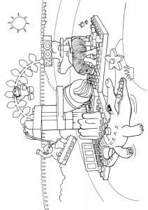 Coloring pages: Lego Duplo, printable for kids & adults, free