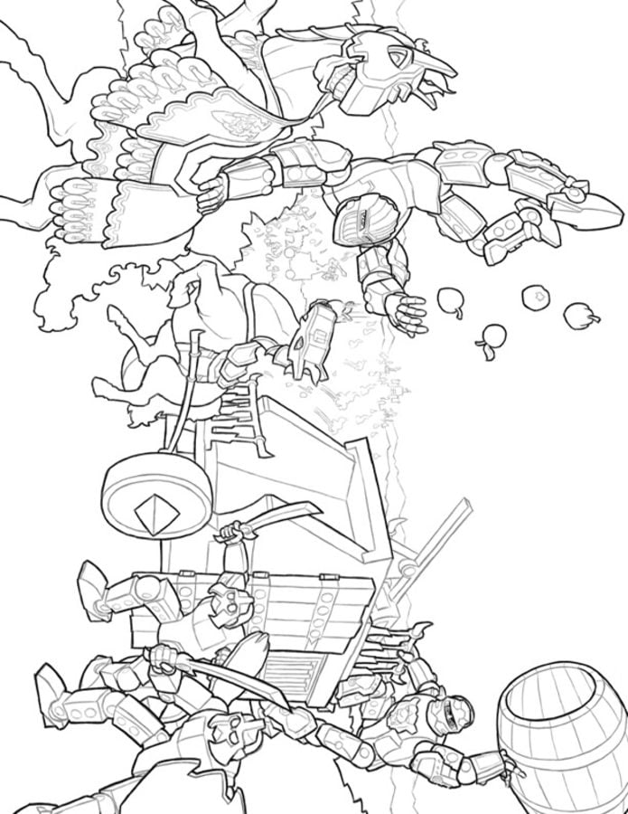 Coloring pages: Lego Knights' Kingdom 9