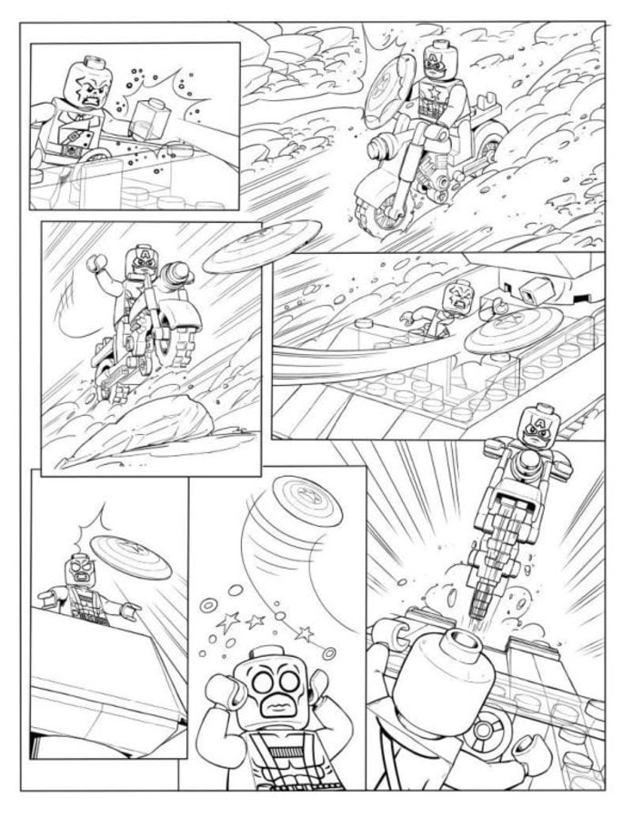 Coloring pages: Lego Avengers