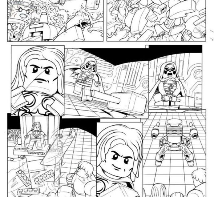 Coloring pages: Lego Avengers