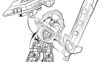 Coloring pages: LEGO Nexo Knights