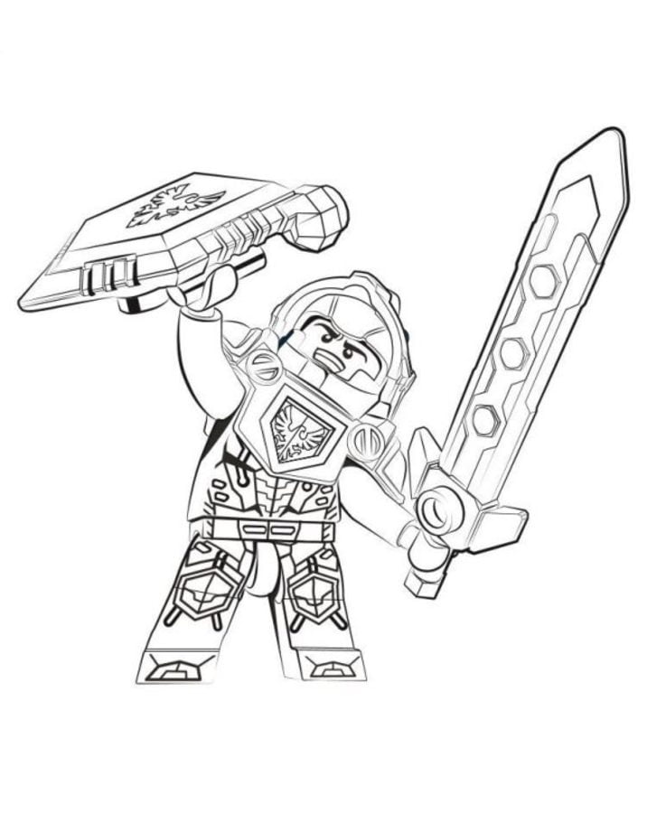 Coloring pages: LEGO Nexo Knights