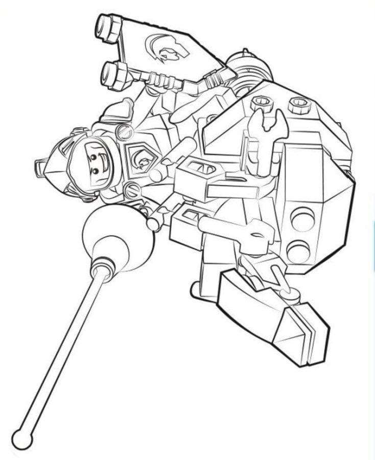 Coloring pages: LEGO Nexo Knights 5