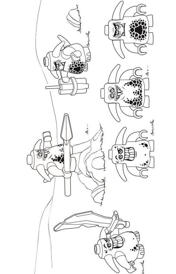 Coloring pages: LEGO Nexo Knights 8