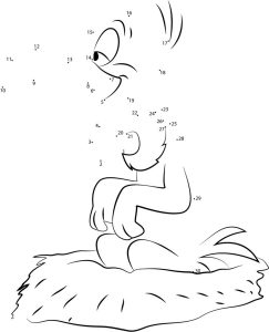 Connect the dots: Looney Tunes, printable for kids &amp; adults, free