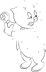 Connect the dots: Looney Tunes, printable for kids &amp; adults, free
