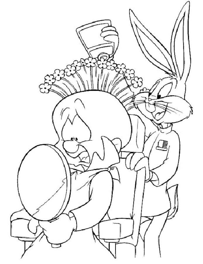 Dibujos para colorear: Looney Tunes 8