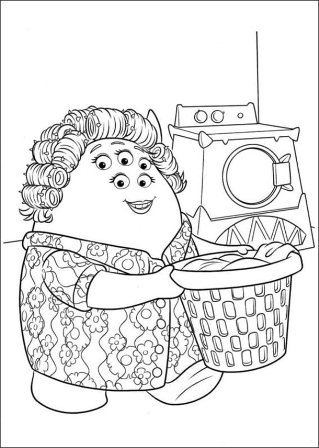 Coloring pages: Monsters University 5