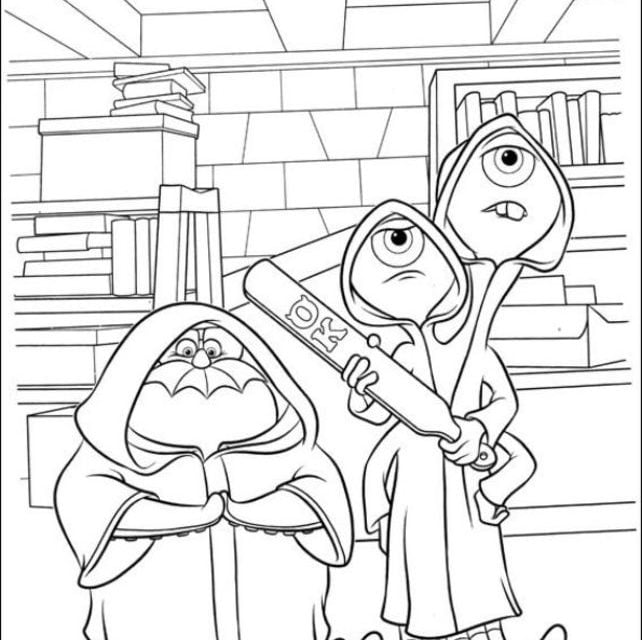 Coloring pages: Monsters University