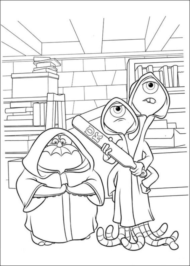 Coloring pages: Monsters University 7