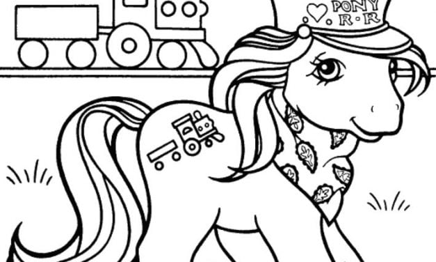 Dibujos para colorear: Mi Pequeño Pony