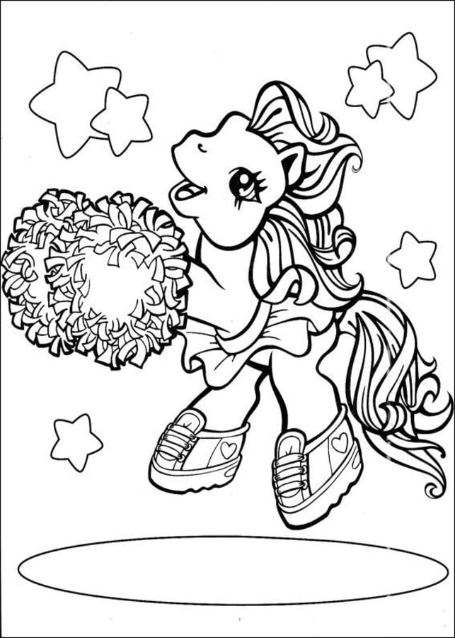 Dibujos para colorear: Mi Pequeño Pony