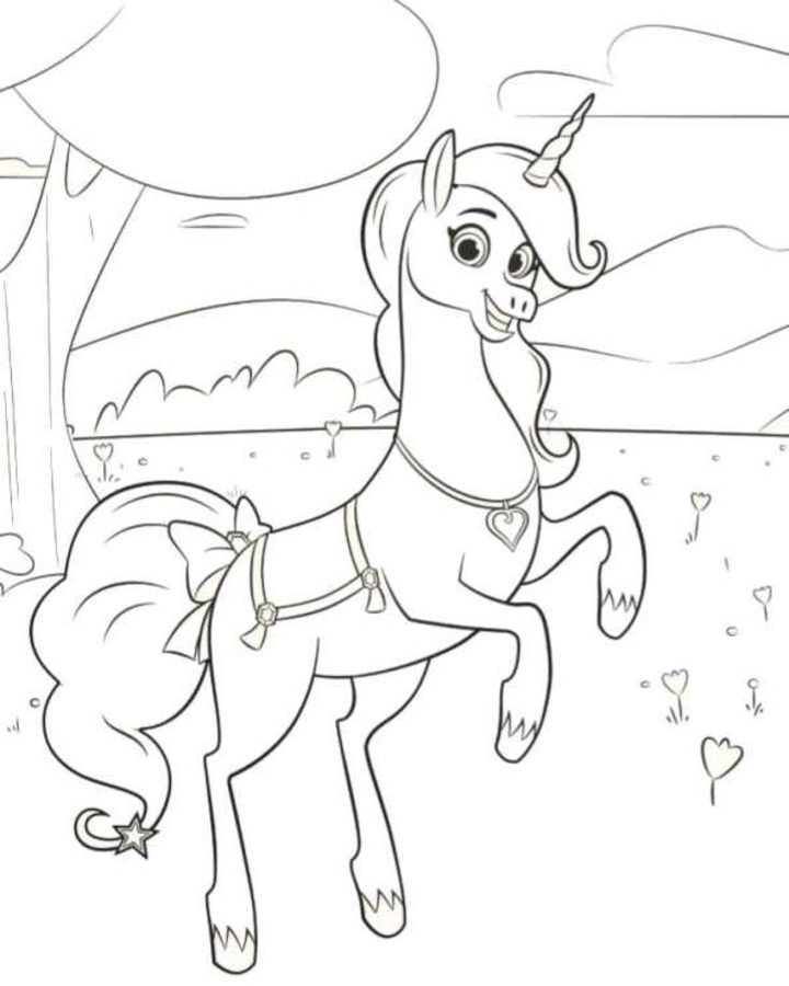 Coloring pages: Nella the Princess Knight 10