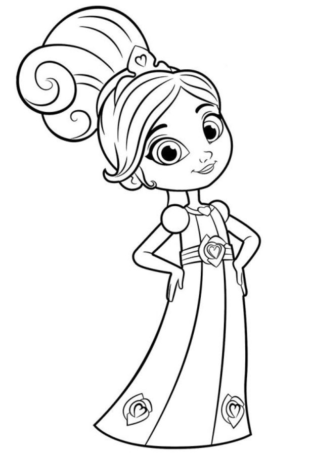Coloring pages: Nella the Princess Knight 5