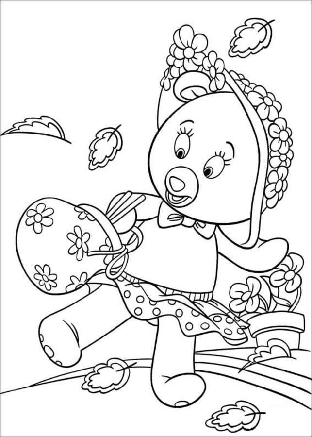 noddy bumpy dog coloring pages