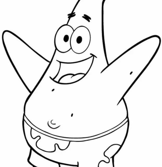 Kolorowanki: Patryk Rozgwiazda