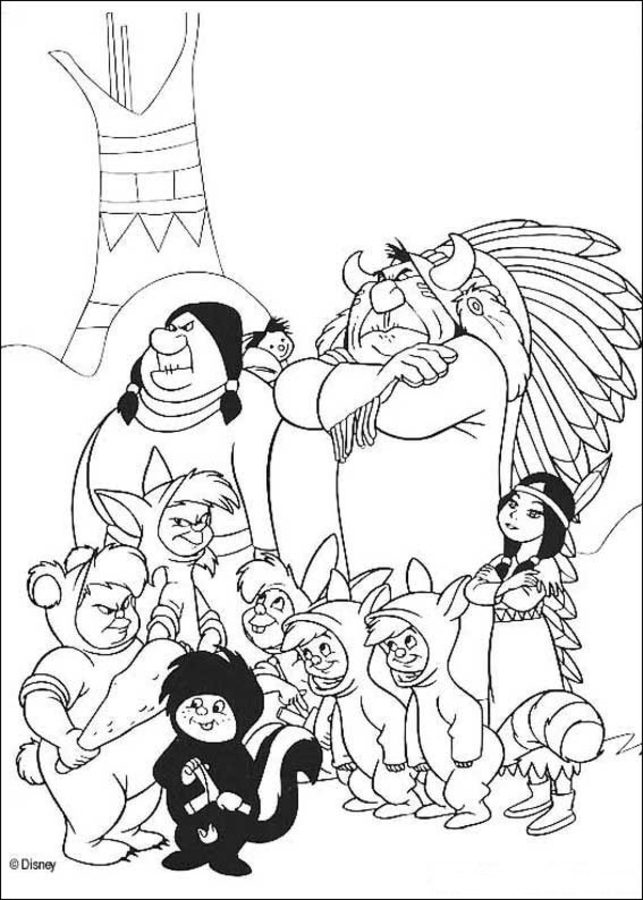 Coloring pages: Peter Pan 2